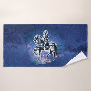 The Galaxy Knight   Bath Towel