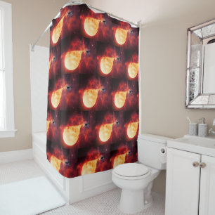 THE GALAXY SHOWER CURTAIN