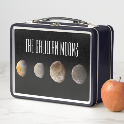 The Galilean Moons Metal Lunch Box