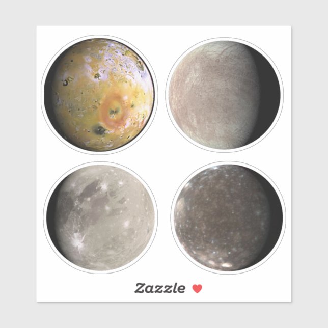 The Galilean Moons Sticker Sheet (Sheet)