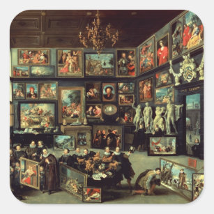 The Gallery of Cornelis van der Geest Square Sticker