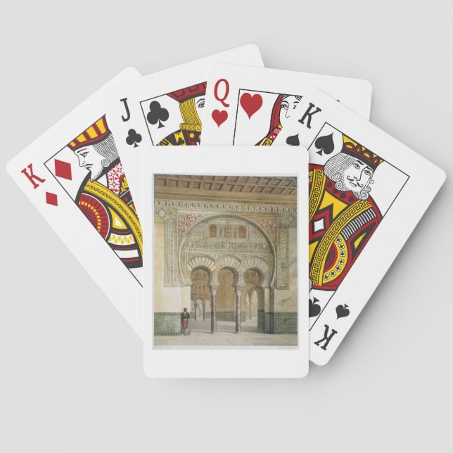 The Gallery of the Court of Lions at the Alhambra, Poker Cards (Back)
