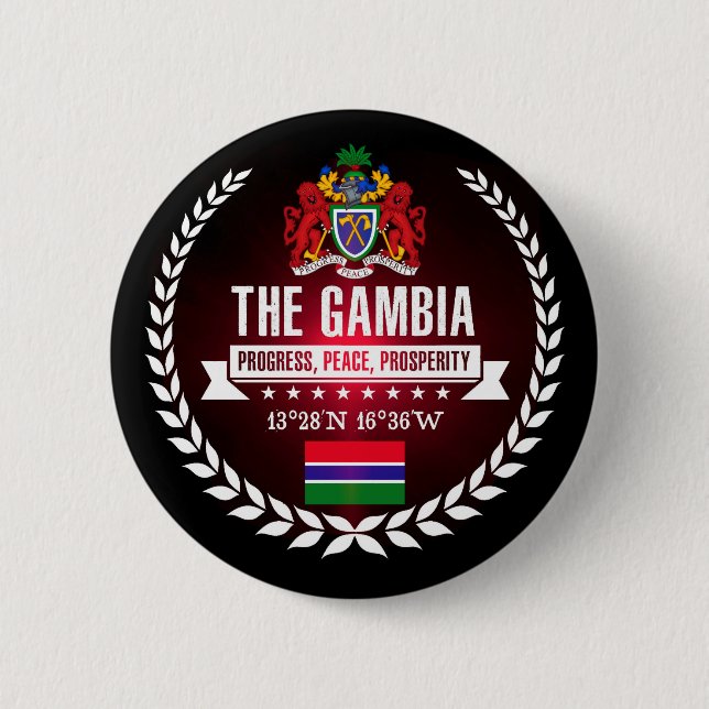 The Gambia Button (Front)