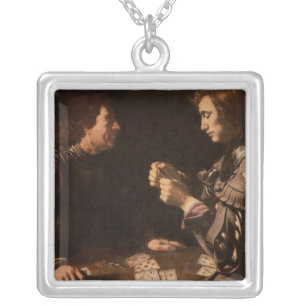 The Gamblers Silver Plated Necklace