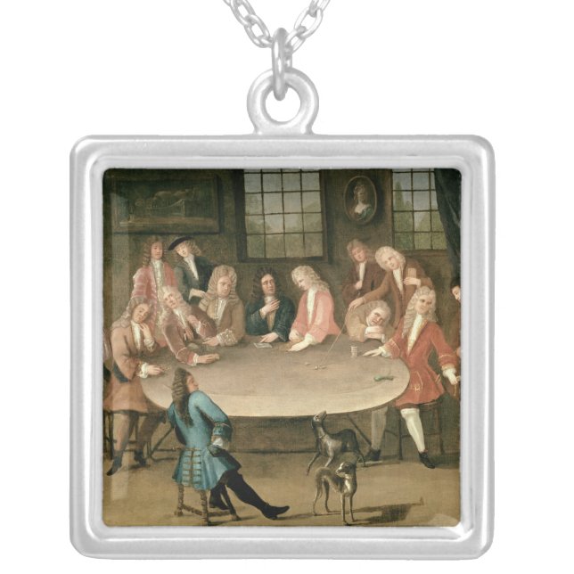 The Gamblers Silver Plated Necklace (Front)