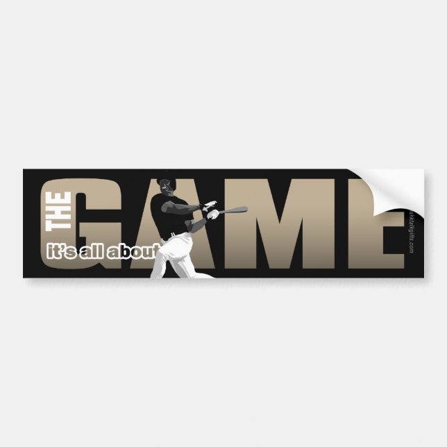 The Game... Bumper Sticker (Front)