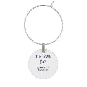 the game day football club match name year date wine charm