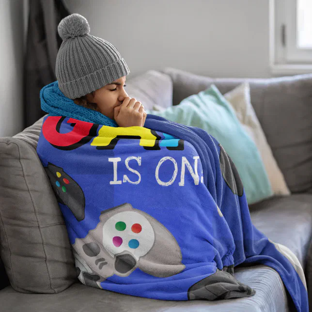 The Game Is On! | Video Game Fleece Blanket