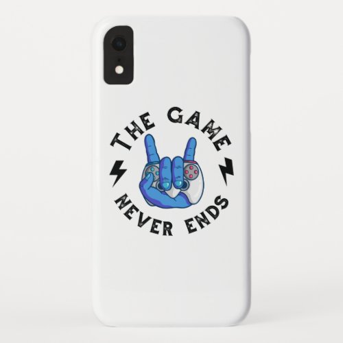 The Game never ends iPhone XR Case