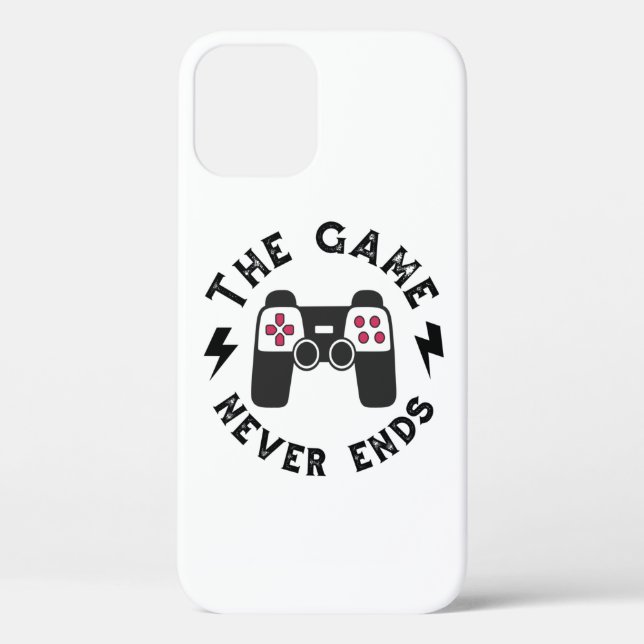 The Game never ends Case-Mate iPhone Case (Back)