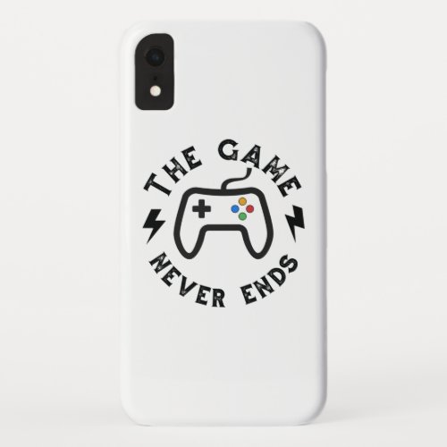 The Game never ends iPhone XR Case