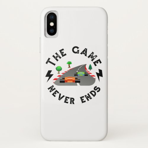 The Game never ends iPhone XS Case
