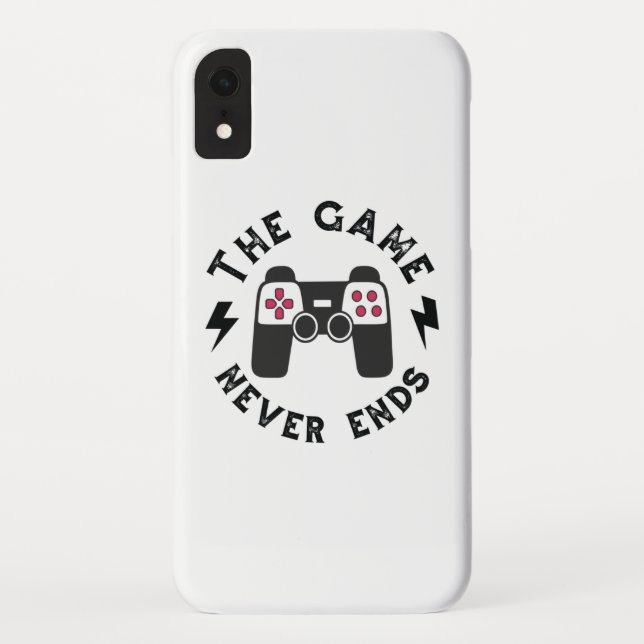 The Game never ends Case-Mate iPhone Case (Back)