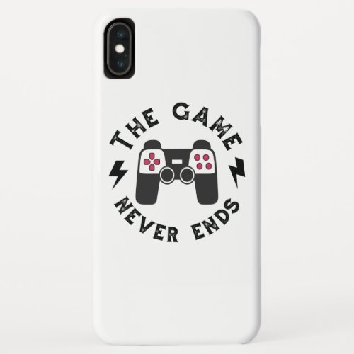 The Game never ends iPhone XS Max Case
