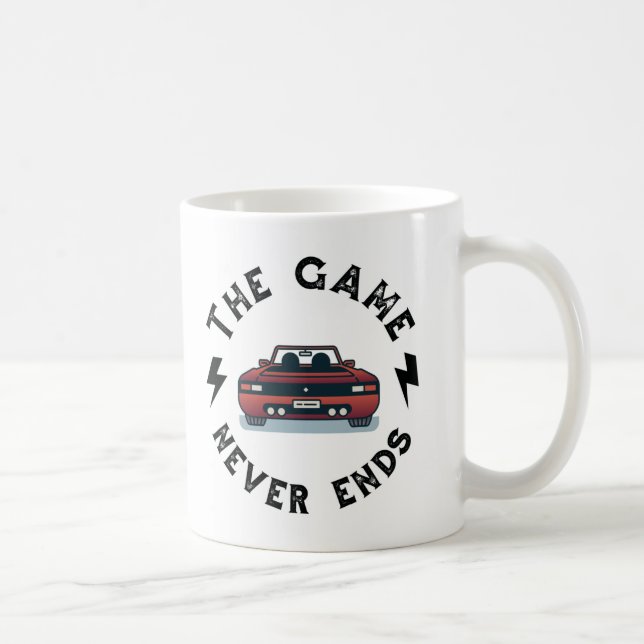 The Game never ends Coffee Mug (Right)