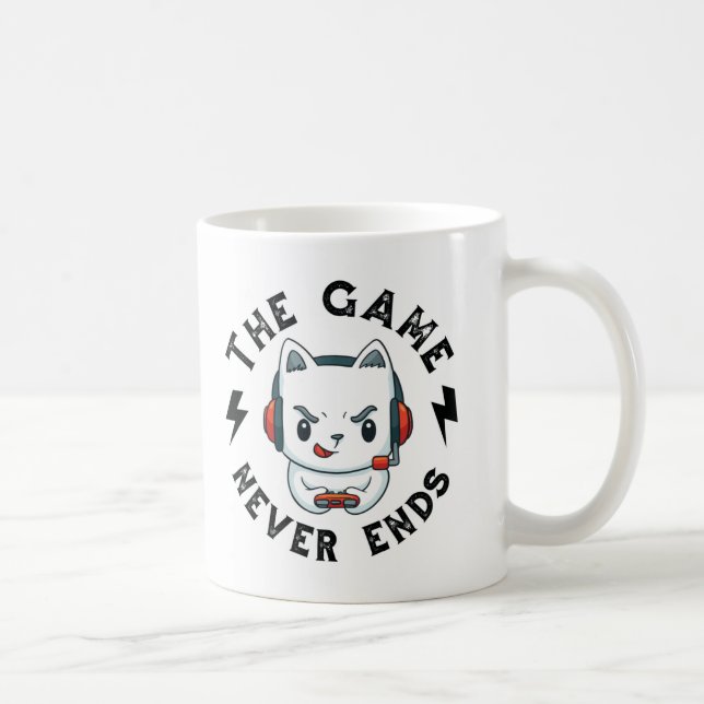 The Game never ends Coffee Mug (Right)