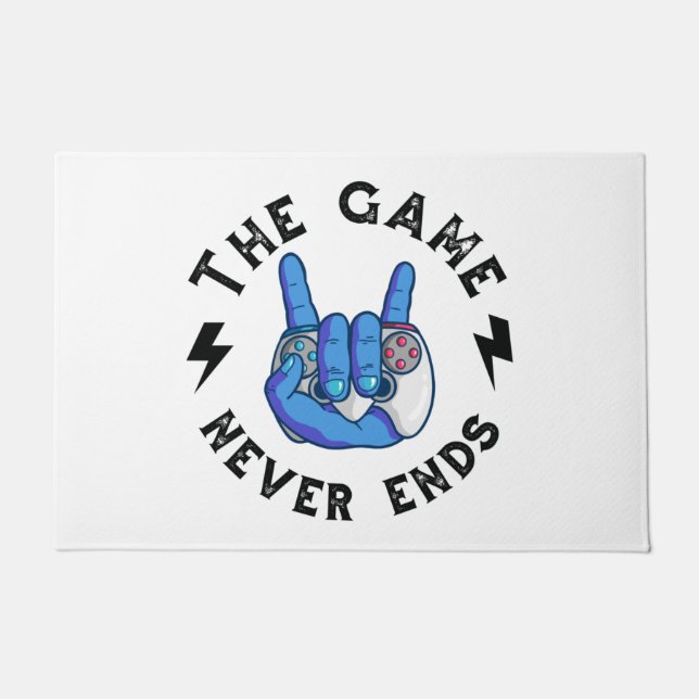The Game never ends Doormat (Front)
