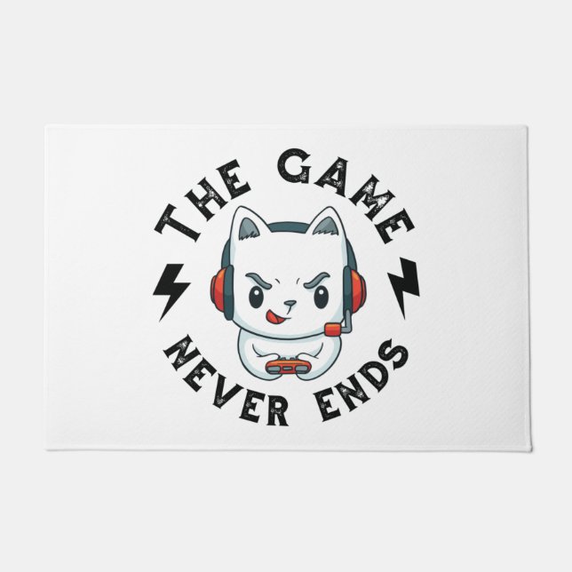 The Game never ends Doormat (Front)