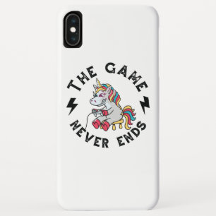 The Game never ends for Unicorns iPhone XS Max Case