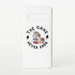 The Game never ends for Unicorns Samsung Galaxy S10 Case