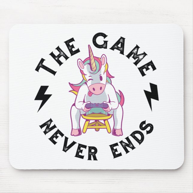 The Game never ends Mouse Pad (Front)