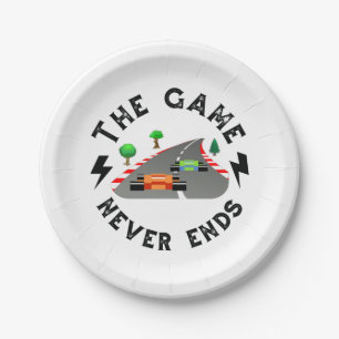 The Game never ends Paper Plates
