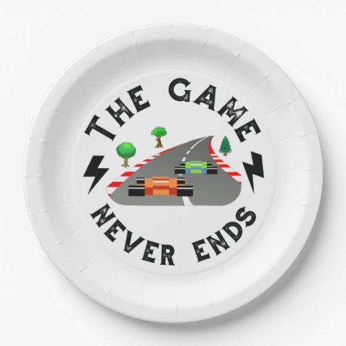 The Game never ends Paper Plates