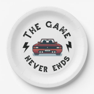 The Game never ends Paper Plates