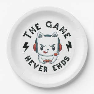 The Game never ends Paper Plates