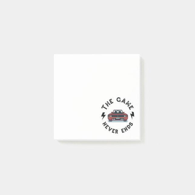 The Game never ends Post-it Notes (Front)