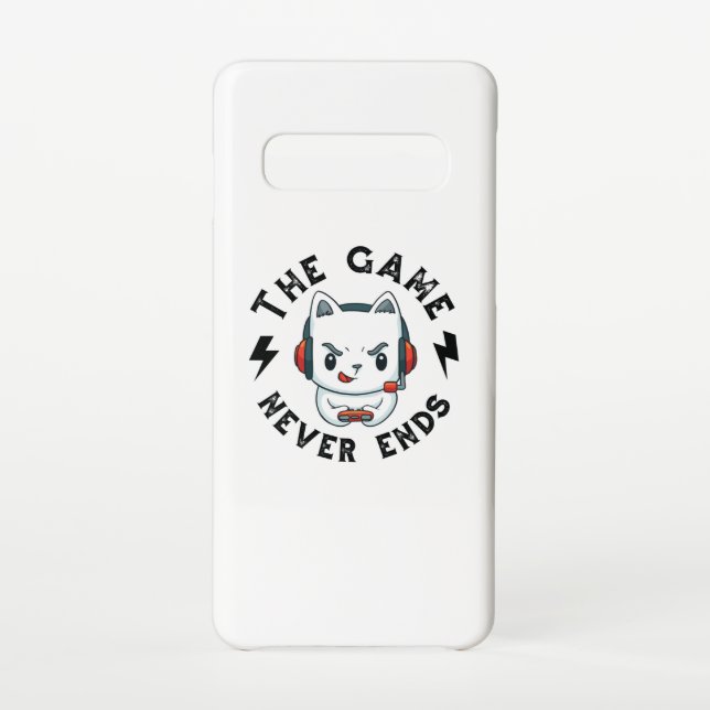 The Game never ends Samsung Galaxy Case (Back)