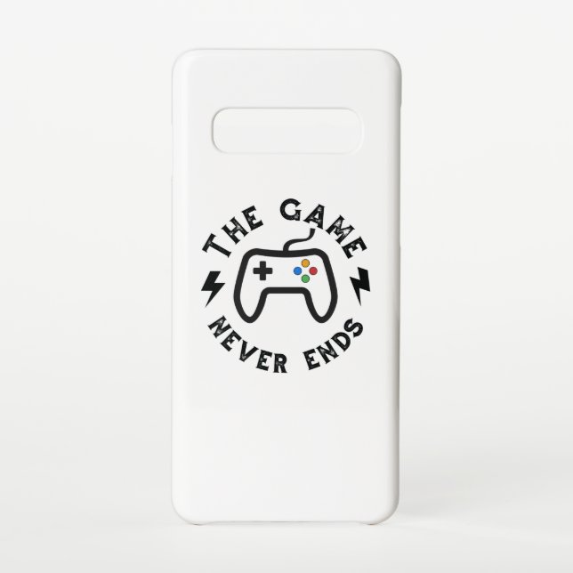 The Game never ends Samsung Galaxy Case (Back)