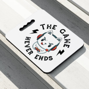 The Game never ends Seat Cushion