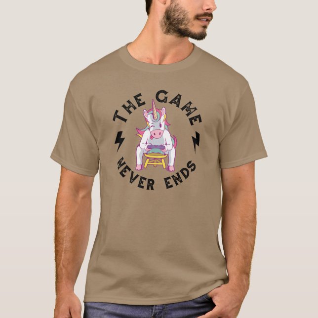 The Game never ends T-Shirt (Front)
