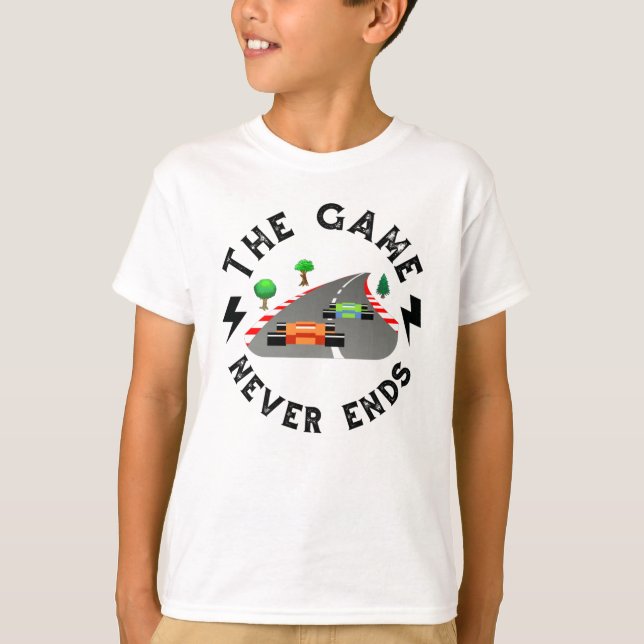 The Game never ends T-Shirt (Front)