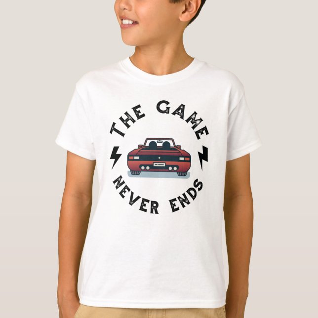 The Game never ends T-Shirt (Front)