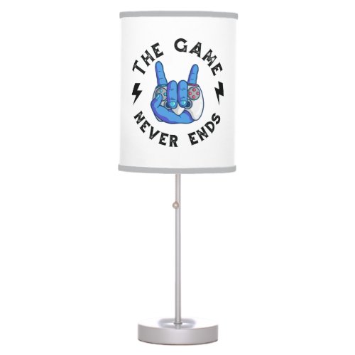 The Game never ends Table Lamp