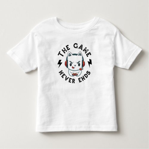 The Game never ends Toddler T_shirt