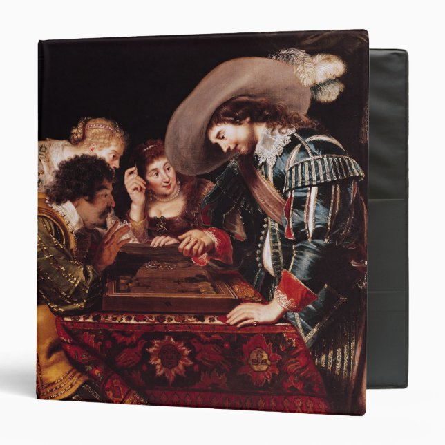 The Game of Backgammon 3 Ring Binder (Front/Inside)