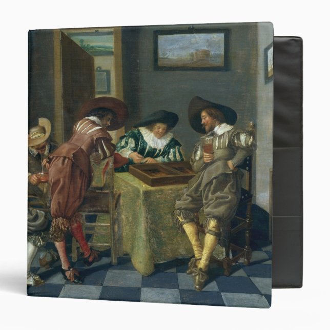 The Game of Backgammon 3 Ring Binder (Front/Inside)