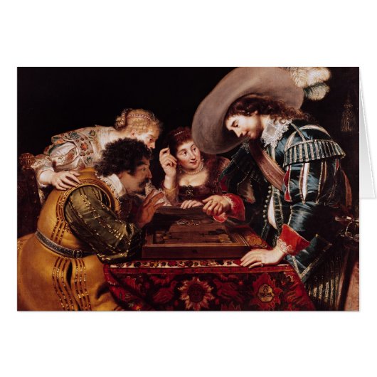 The Game of Backgammon Cards (Front Horizontal)