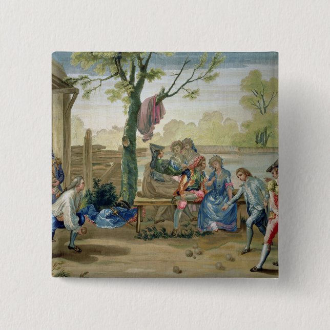 The Game of Bowls Button (Front)