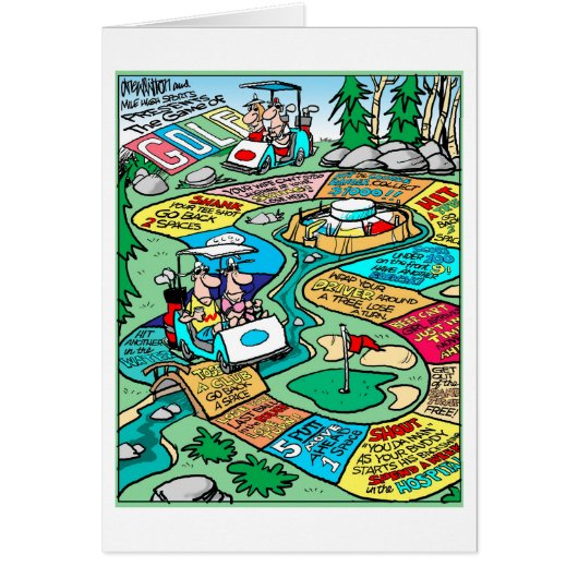 The Game of Golf Cards (Front)
