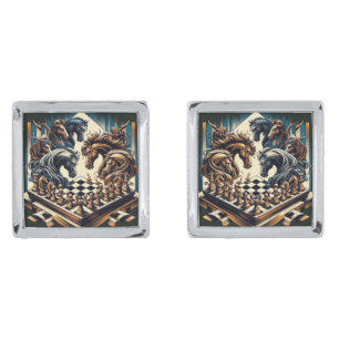 The game of knights – chess meets fantasy cufflinks