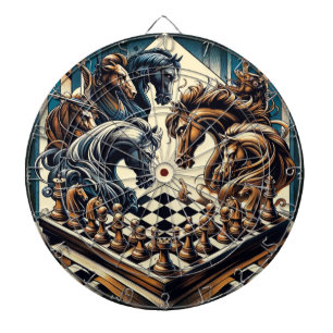 The game of knights – chess meets fantasy dart board