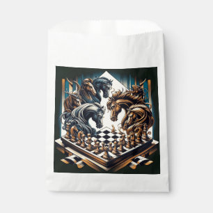 The game of knights – chess meets fantasy favor bag