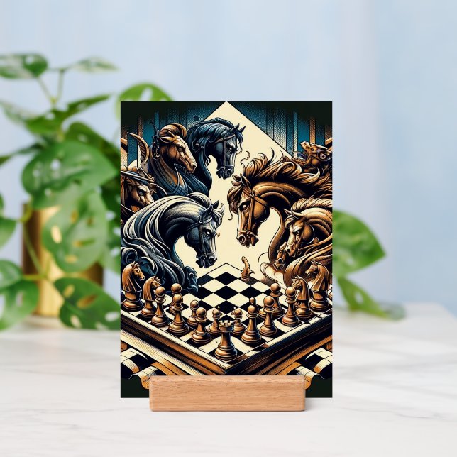 The game of knights – chess meets fantasy holder (Insitu 3)