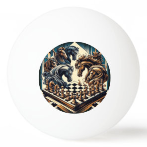 The game of knights – chess meets fantasy ping pong ball