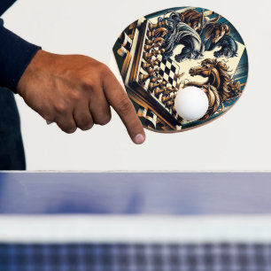 The game of knights – chess meets fantasy ping pong paddle