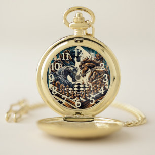 The game of knights – chess meets fantasy pocket watch